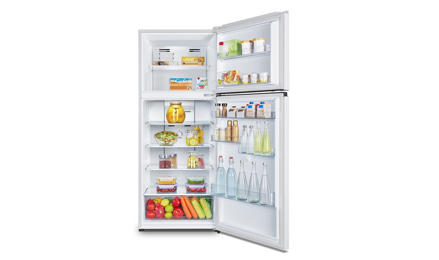 Hisense HRTF424 424L Top Mount Fridge White - Image 4