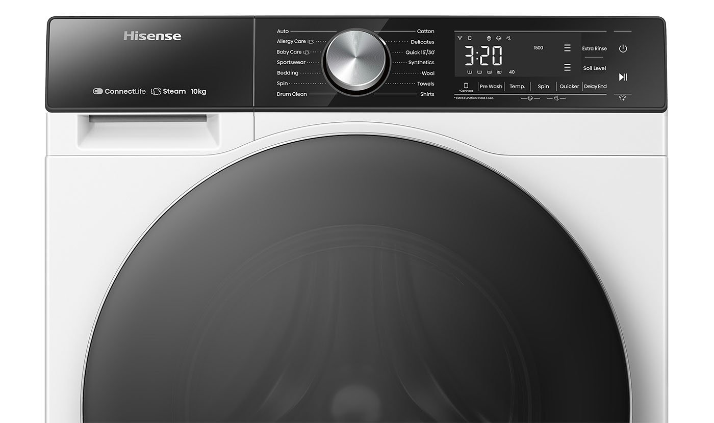 Hisense 10kg Series 5 Front Load Washing Machine (HWFS1015E) - Image 4