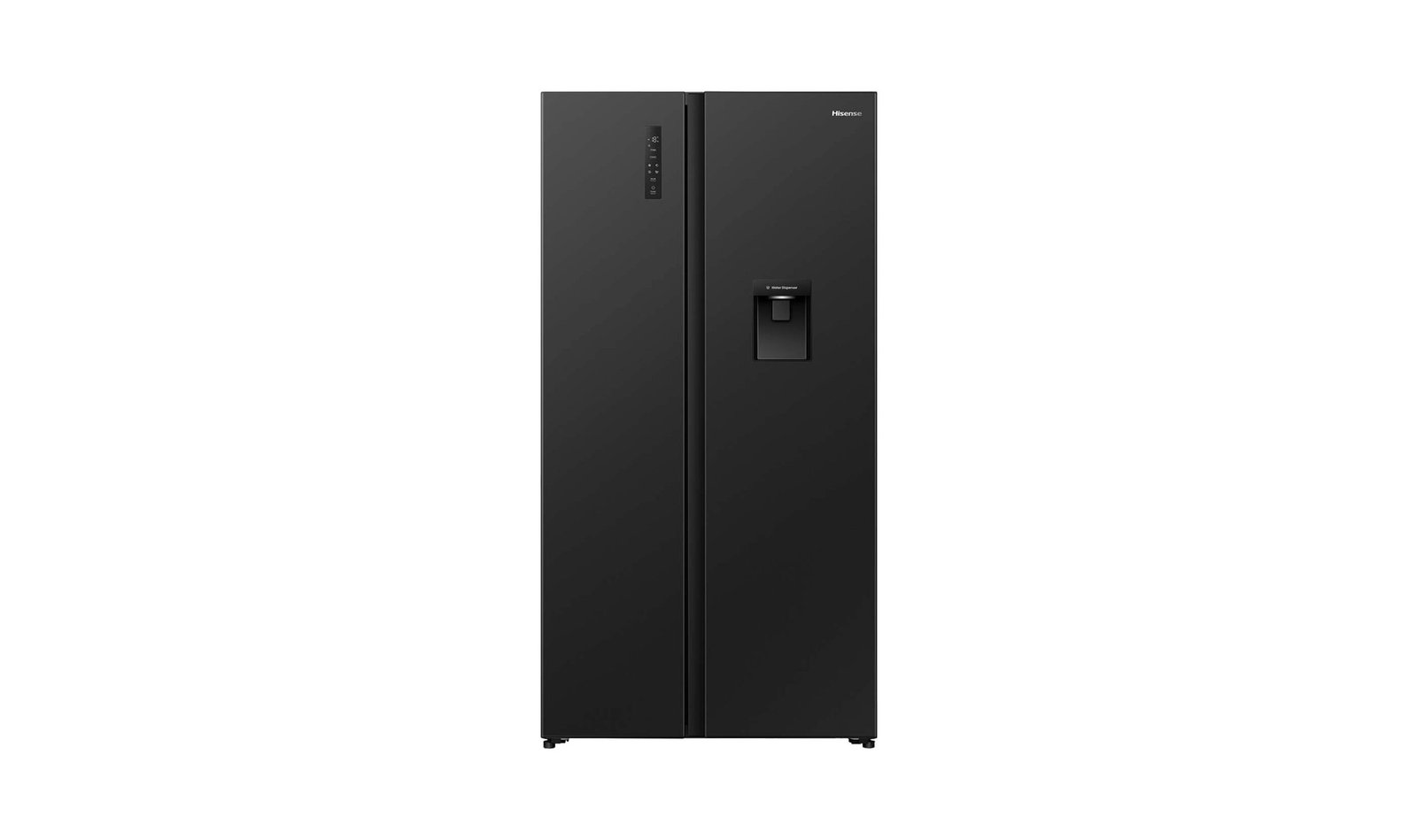 Hisense HRSBS540BW 541L PureFlat Side by Side Fridge - Black