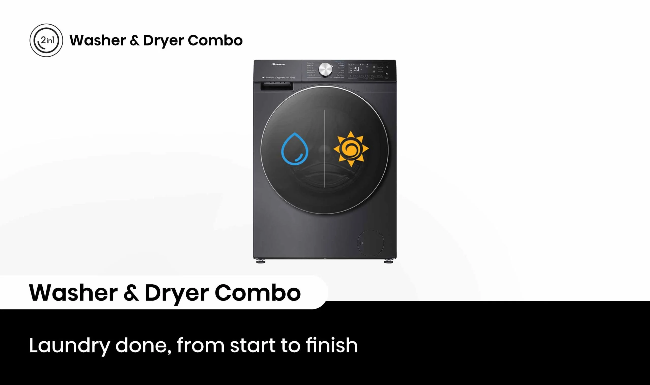 Hisense HCF7S1014 Front Load Combo 10kg/6kg - Series 7 (2024) - Image 5