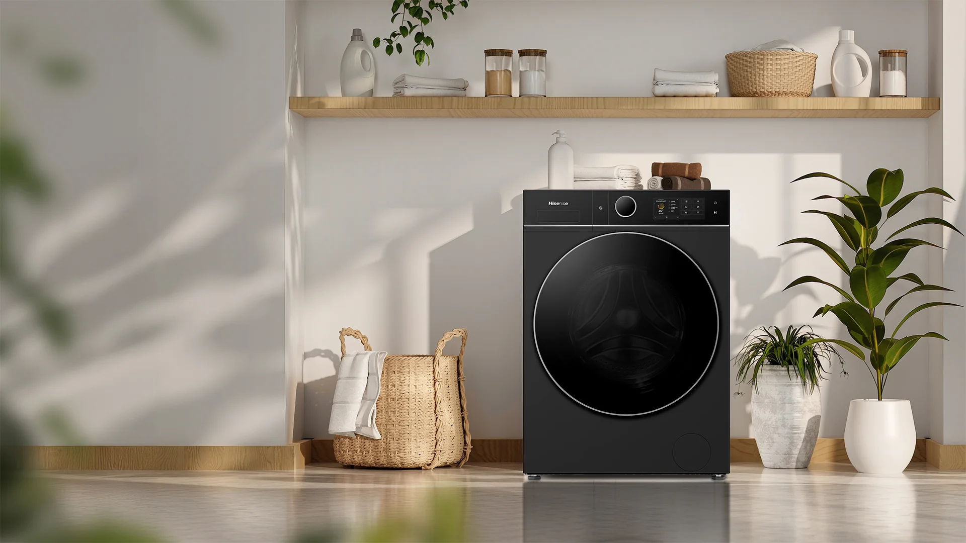 Hisense HCF8I1215HB Heat Pump Combo Washer Dryer
