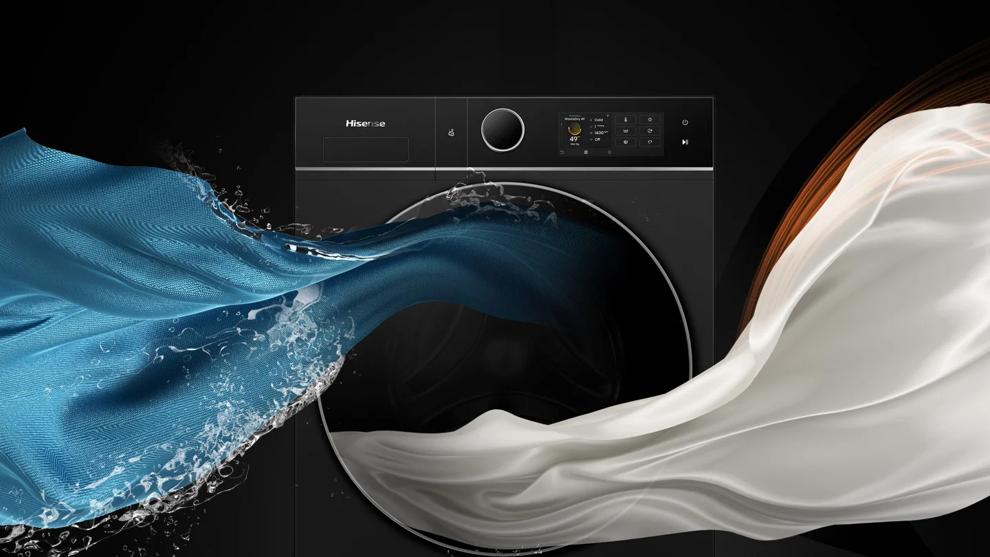 Hisense HCF8I1215HB Heat Pump Combo Washer Dryer