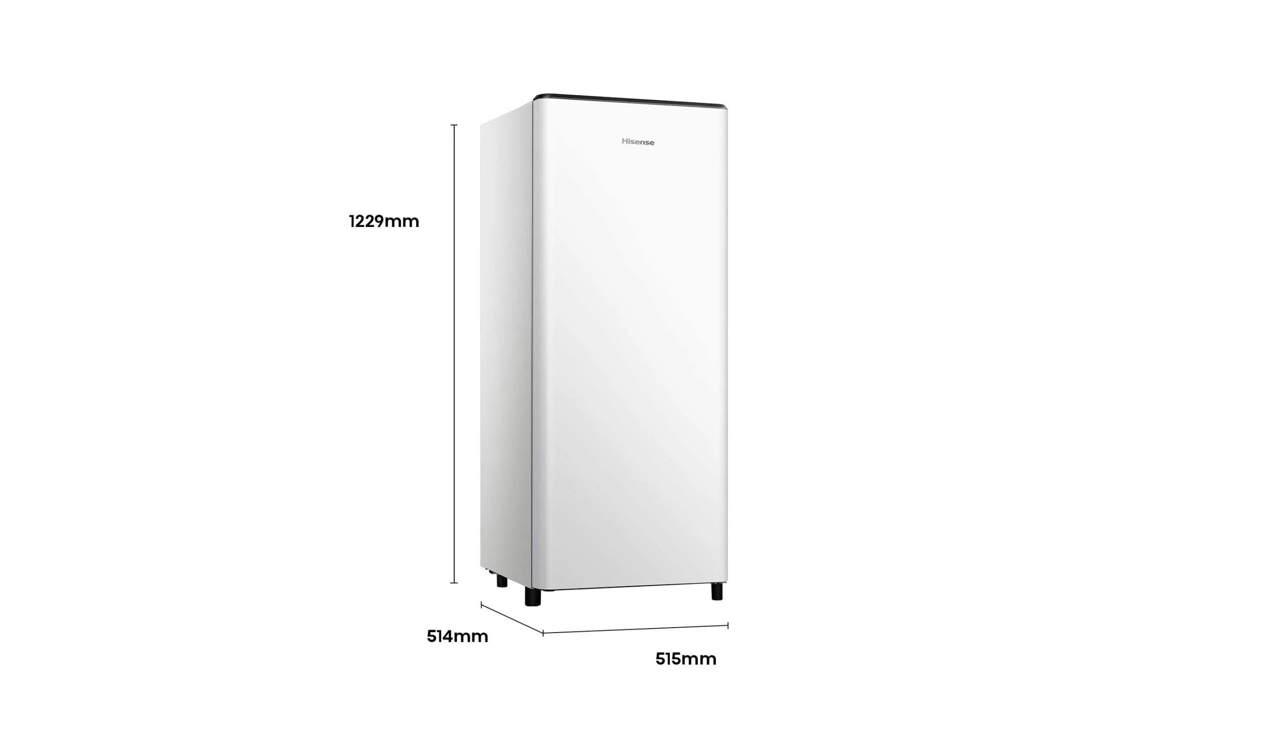 Hisense HRBF179 179L White Bar Fridge - Image 3