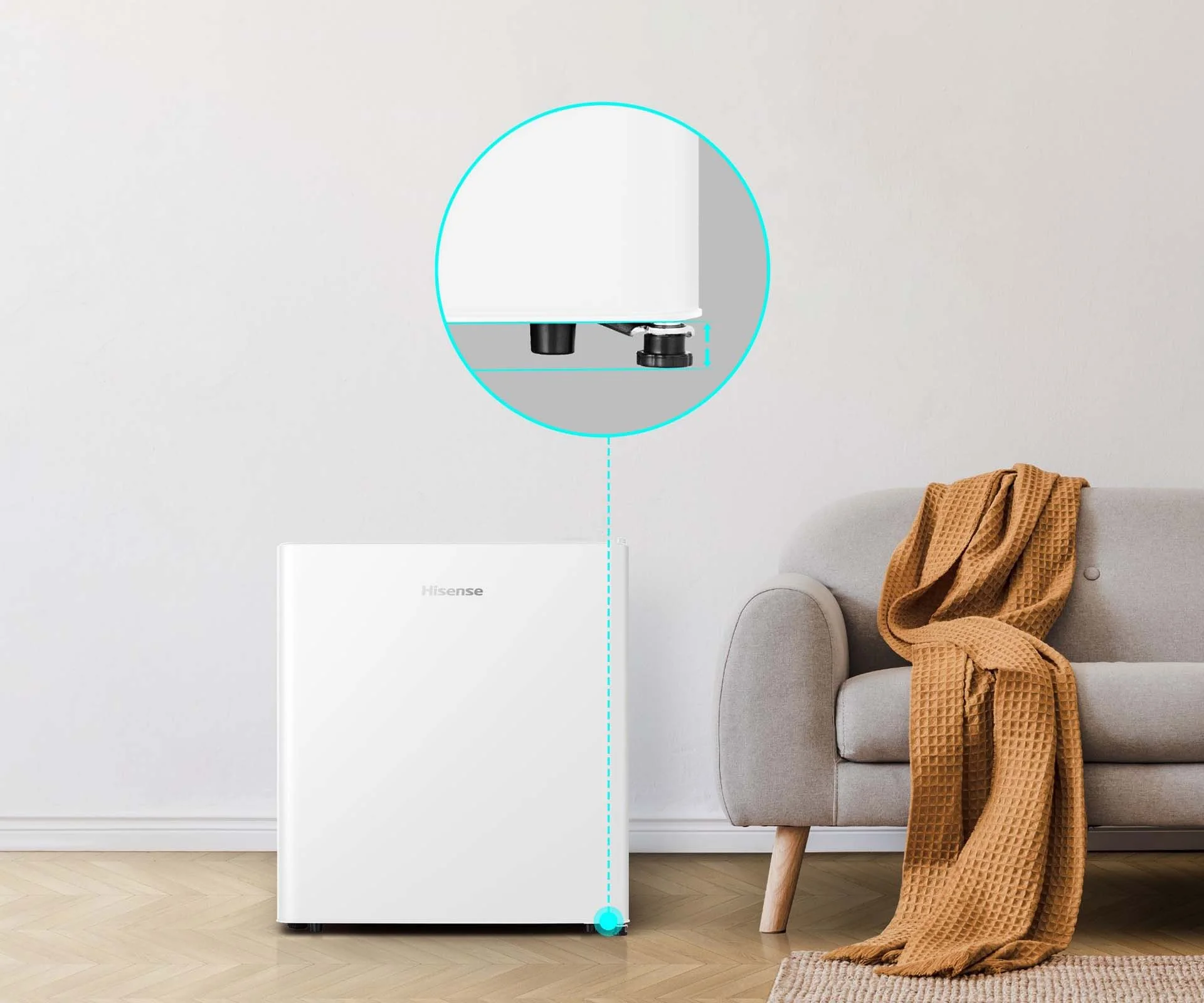 Hisense HRBF46 45L Bar Fridge - White - Image 18