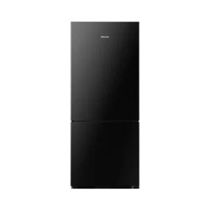 Hisense HRBM418B Bottom Mount Fridge 417L Black Steel