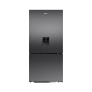 Hisense HRBM500TBW 500L Dark Steel Bottom Mount Fridge