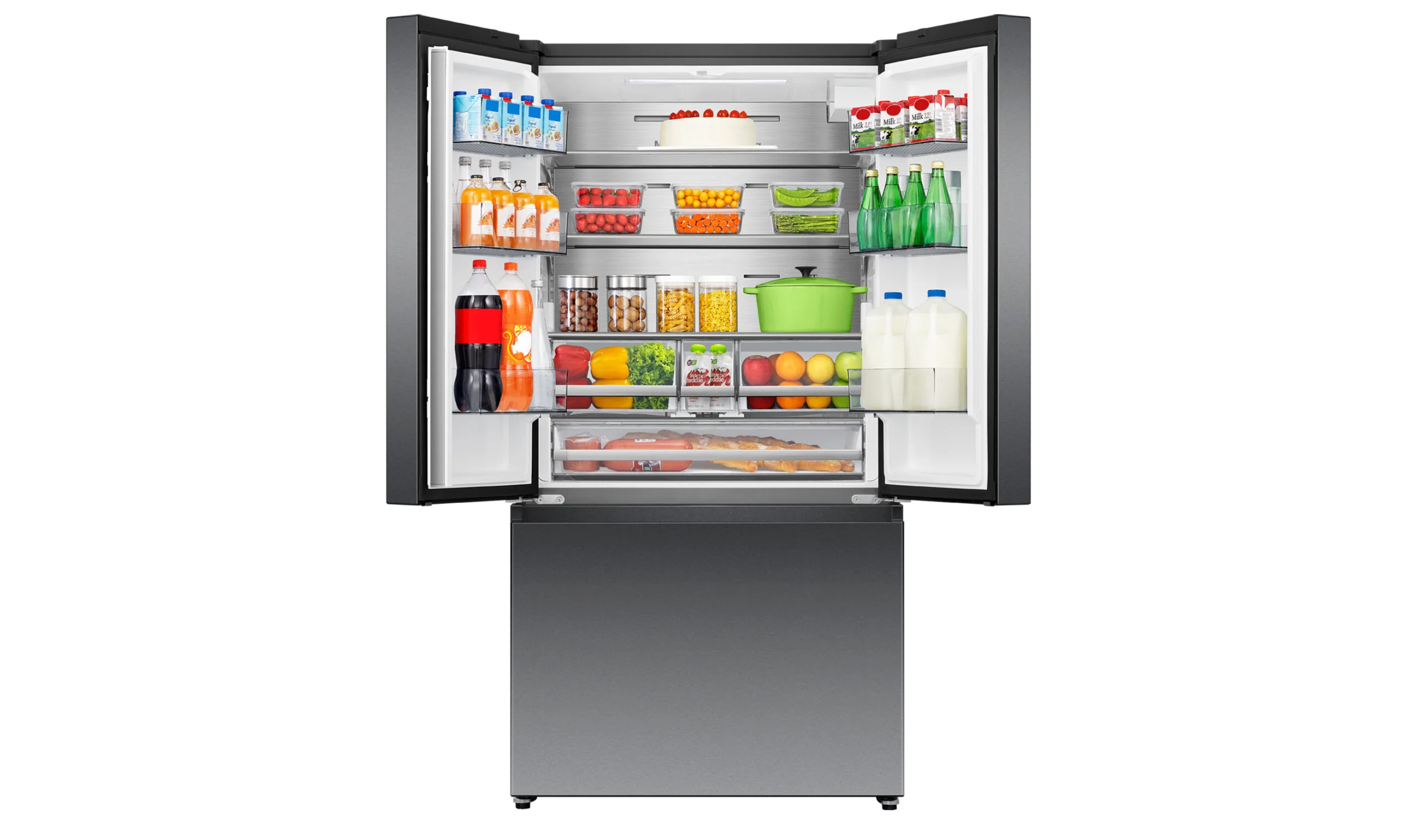 Hisense HRFD634BW 634L PureFlat French Door Fridge - Dark Steel - Image 3