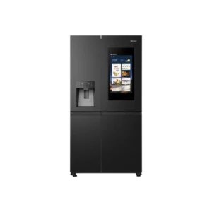 Hisense HRSBS613BWX 614L PureFlat Eclipse Side-by-Side Fridge - Black