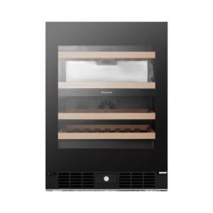 Hisense HRWC46B 46 Bottle Dual-Zone Wine Cabinet - Black