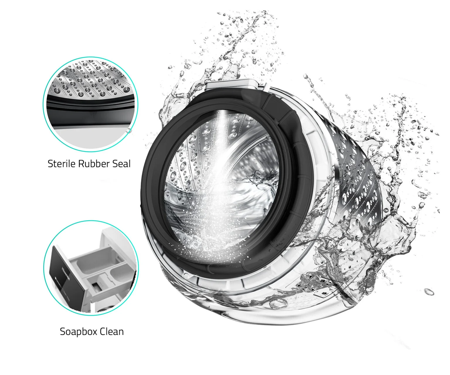 Hisense HWFS8514E 8.5kg Front Load Washer - Series 5 (2023) - Image 11