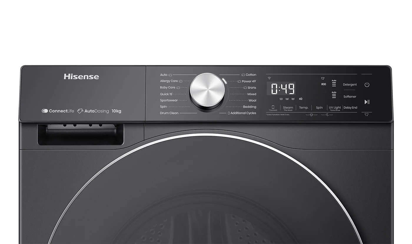 Hisense HWFS1015AB Series 7 10kg Front Load Washer - Image 6