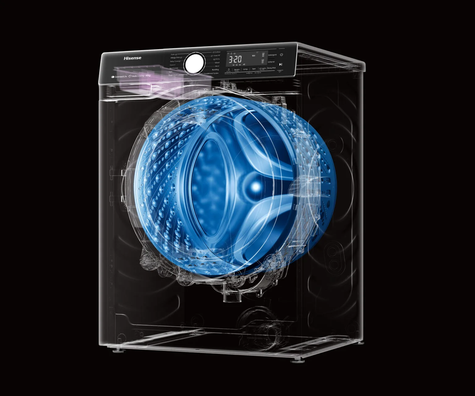 Hisense HWFS1015AB Series 7 10kg Front Load Washer - Image 9